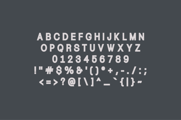 Blockline Font - Preview 1