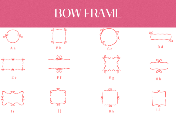 Bow Frame Font - Preview 1