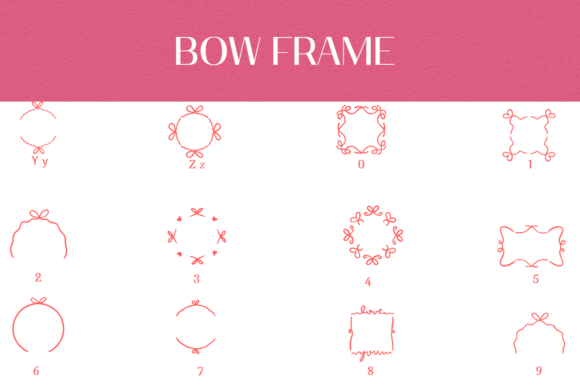 Bow Frame Font - Preview 3
