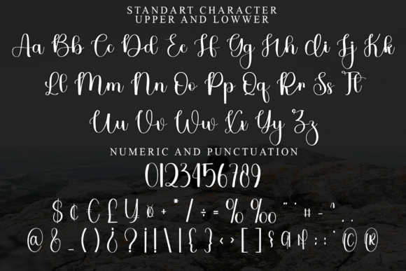 British Christmas Font PNG with transparent background - Preview 2