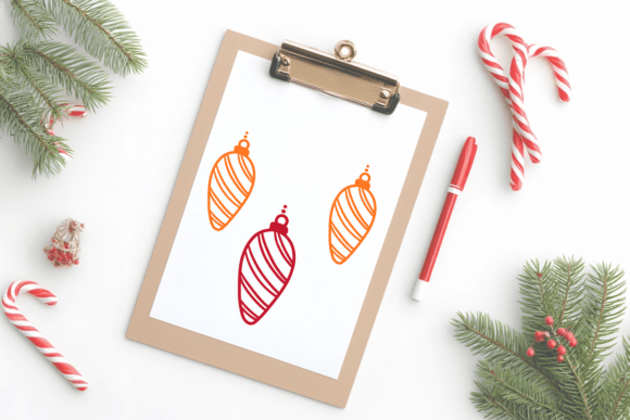 Christmas Ball Font - Preview 5