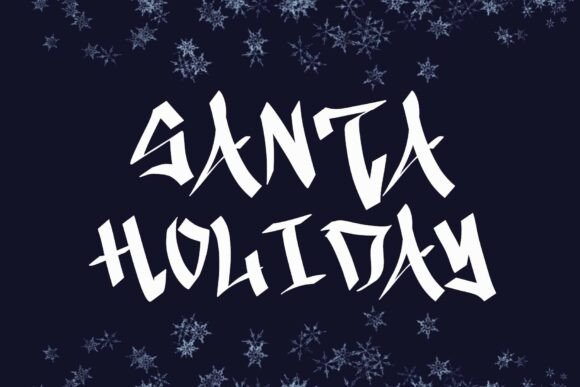 Dark Christmas Font - Preview 1