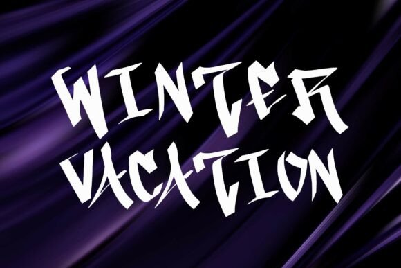 Dark Christmas Font - Preview 2