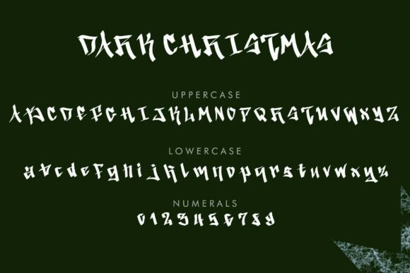 Dark Christmas Font - Preview 4