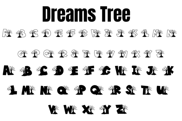 Dreams Tree Font - Preview 1