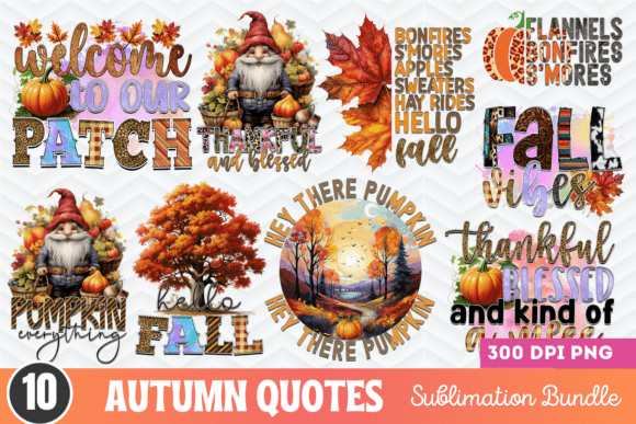 Fall & Thanks Giving Sublimation Bundle