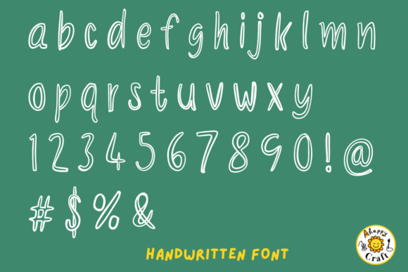 Free Hand Font - Preview 6