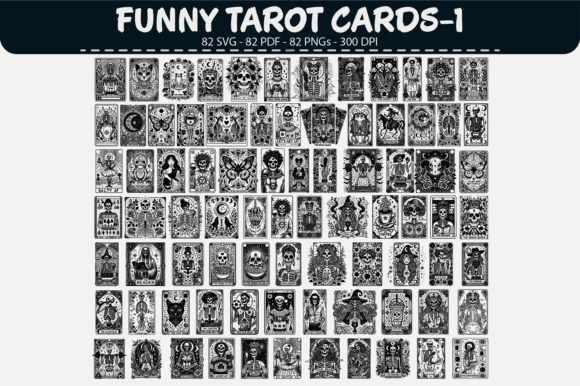 Funny Tarot Cards Vol-1 β 82 Designs