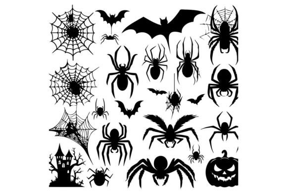 Halloween Silhouettes Icons