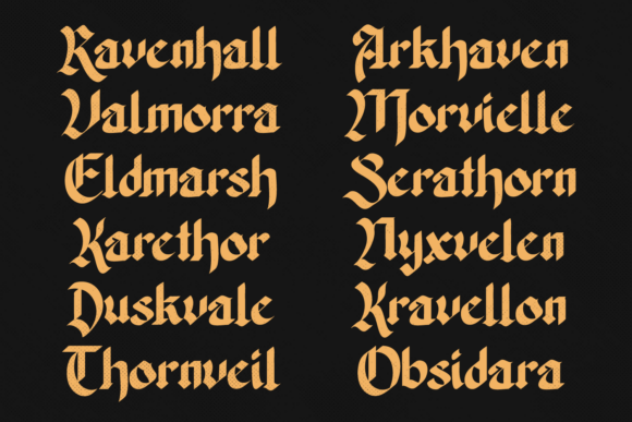 Kosegry Font PNG with transparent background - Preview 5