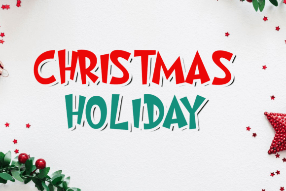 Merry Grinchmas Font PNG with transparent background - Preview 2