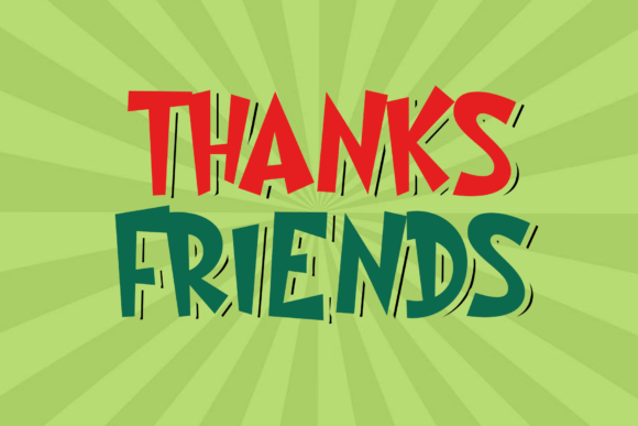 Merry Grinchmas Font PNG with transparent background - Preview 3