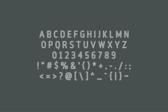 Northglue Font PNG with transparent background - Preview 1