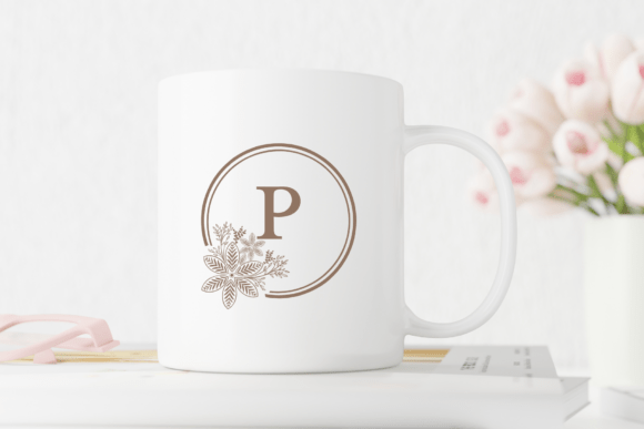 Boho Flower Monogram Font - Preview 1