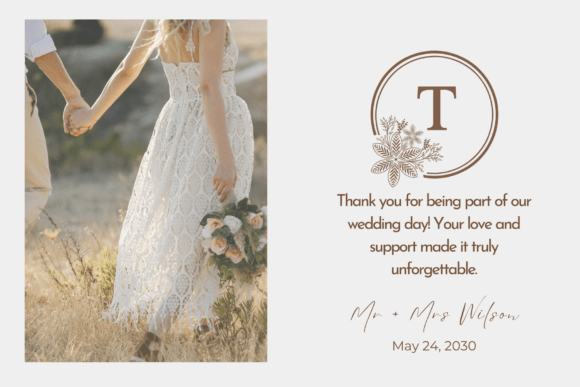 Boho Flower Monogram Font - Preview 5