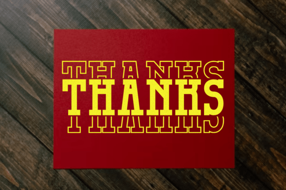 Famous Stacked Font - Preview 5