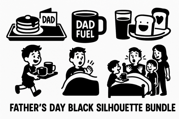 Fathers Day Breakfast SVG Bundle