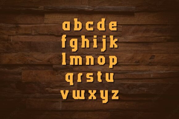 Forest Foundry Font PNG with transparent background - Preview 1