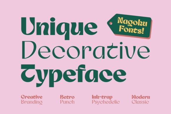 Nagoku Font PNG with transparent background - Preview 2