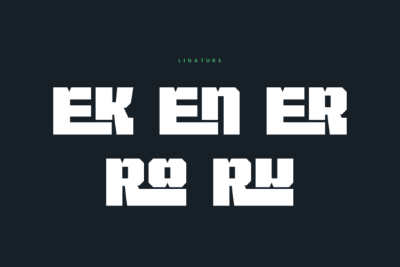 Runeki Bikers Font PNG with transparent background - Preview 6