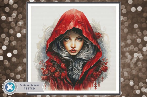 Woman Cross Stitch Pattern PDF