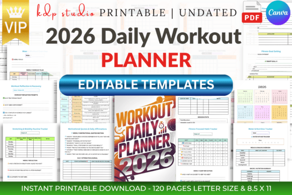 2026 Daily Workout Planner