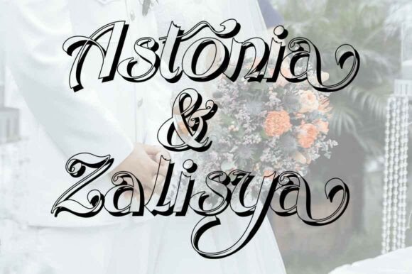 Angelina Elegant Font - Preview 1