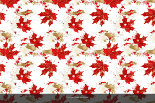 Autumn Maple Leaves Digital Paper Graphic by Velvet.Sparrow · Creative ...