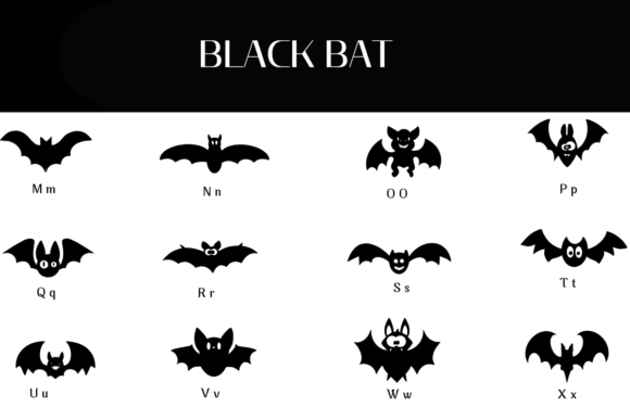 Black Bat Font - Preview 2