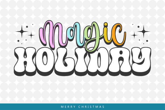 Blessed Christmas Duo Font PNG with transparent background - Preview 2