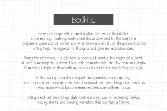 Bodhita Font - Preview 5