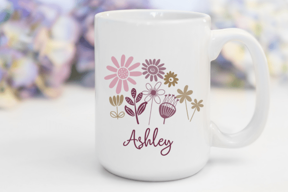 Boho Floral Font - Preview 1