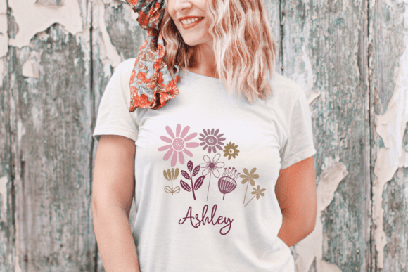 Boho Floral Font - Preview 3