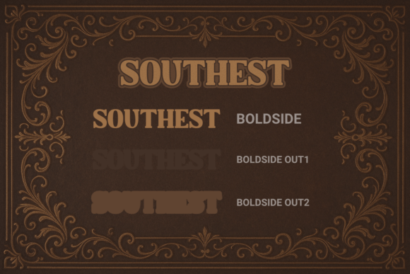 Boldside Display Font - Preview 1