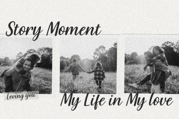 Bright Whisper Duo Font PNG with transparent background - Preview 4