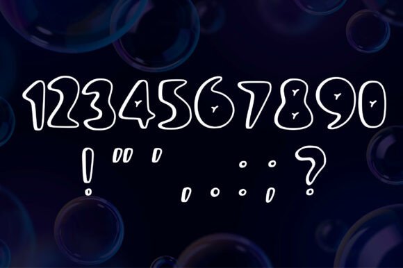 Bubble Font - Preview 3