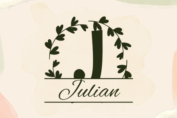 Cavallier Split Monogram Font - Preview 1