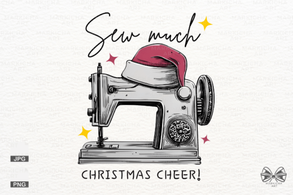 Christmas Sewing Machine Png Clipart