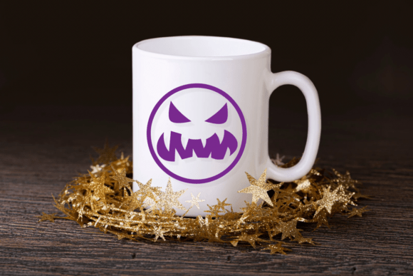 Emoji Face Halloween Font - Preview 5