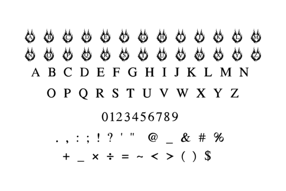 Halloween Hellfire Font - Preview 5