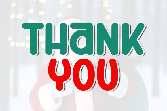 Happy Santa Font - Preview 5