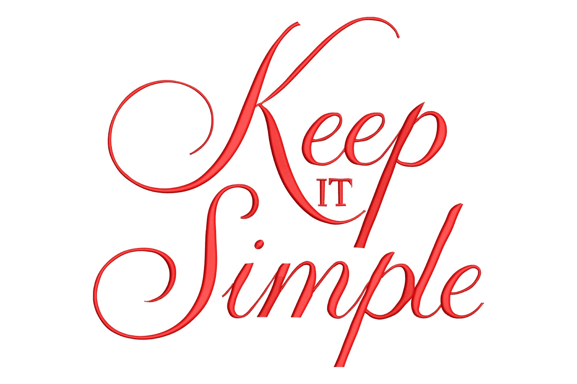 Keep It Simple