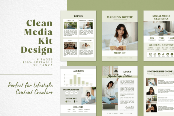 MEDIA KIT CANVA TEMPLATE