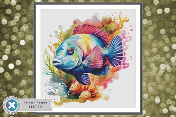 PDF Cross Stitch Pattern Fish