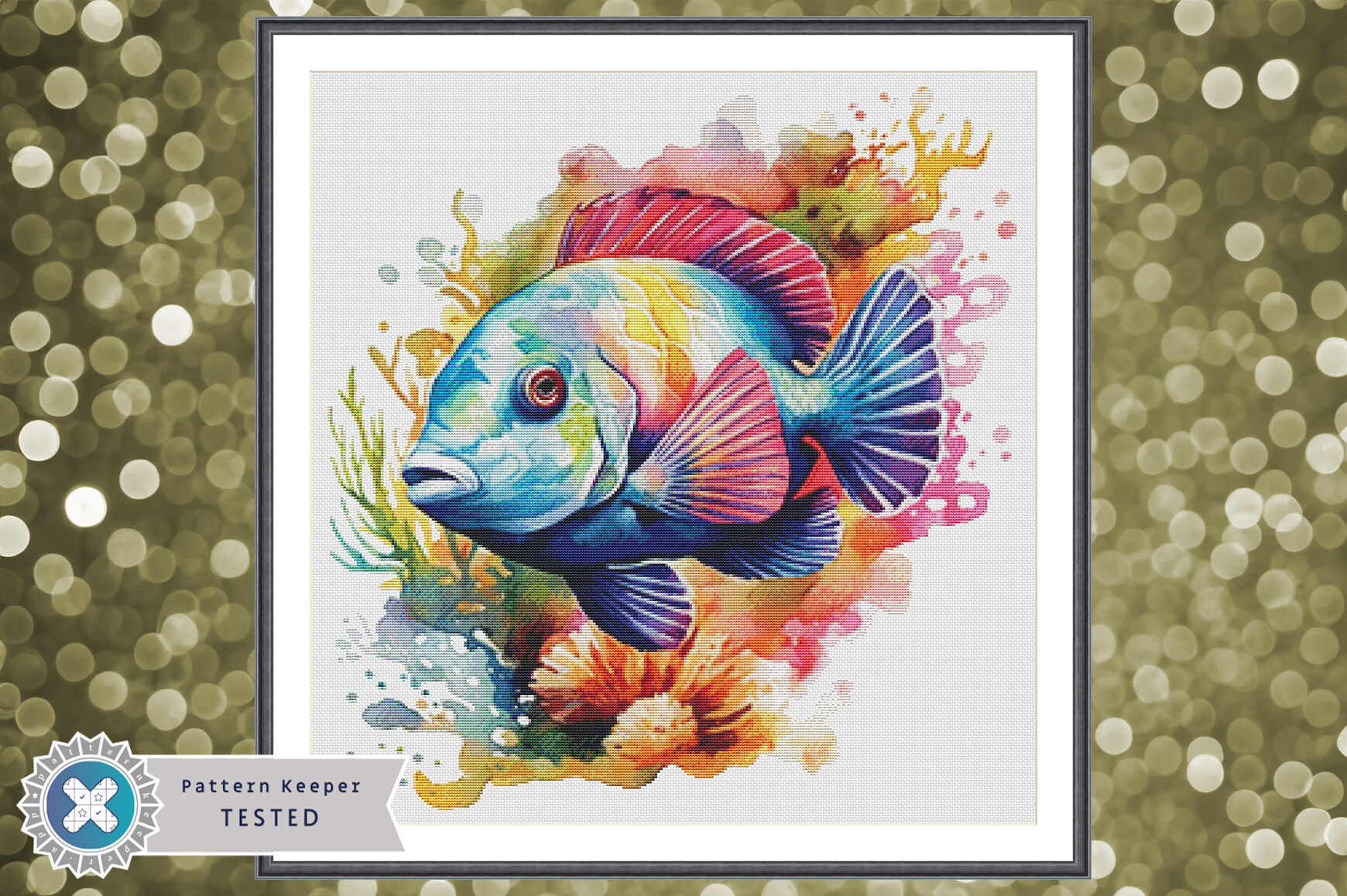 PDF Cross Stitch Pattern Fish