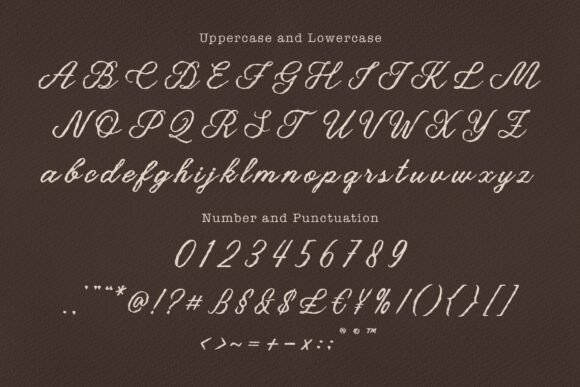 Palmeria Font PNG with transparent background - Preview 1