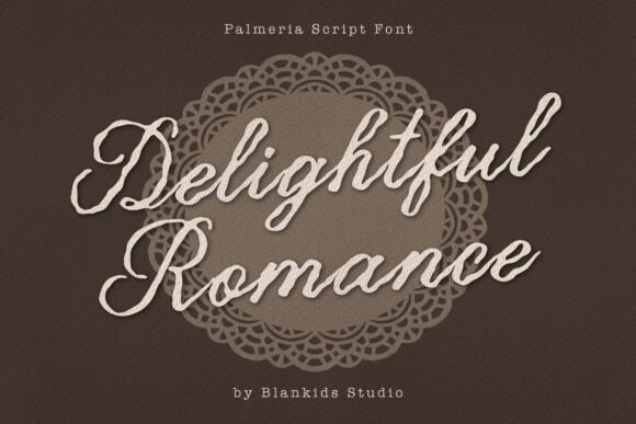 Palmeria Font PNG with transparent background - Preview 2