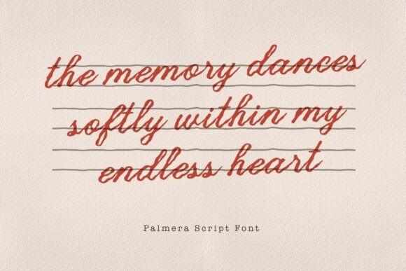 Palmeria Font PNG with transparent background - Preview 4