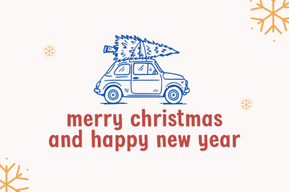 Perfect Snowman Font PNG with transparent background - Preview 4