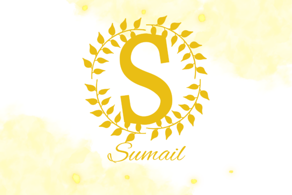 Rosenthal Monogram Font PNG with transparent background - Preview 1